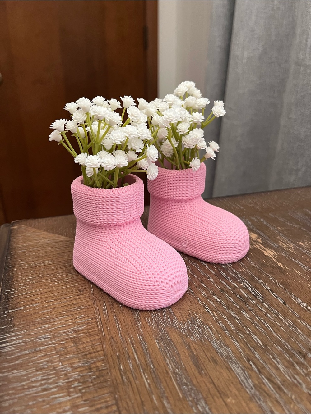 3D Printed Knit Booties - Decoration